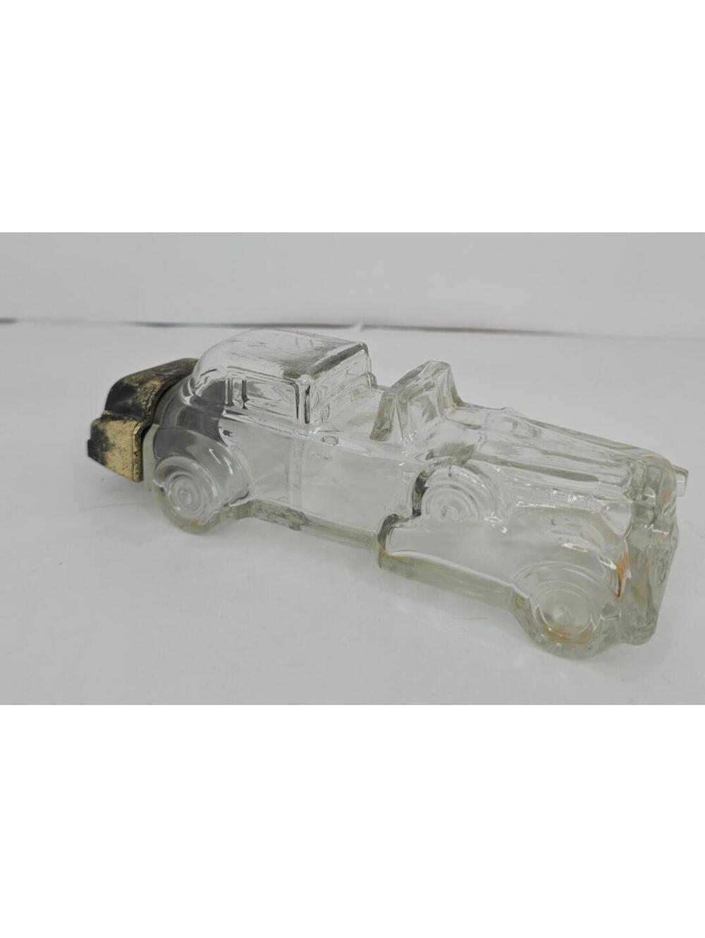 Vintage 1970s Avon Clear Glass Decanter Like A Cadillac